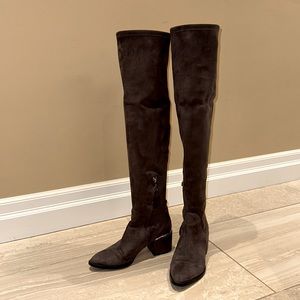 WISHBONE Suede Over-the-Knee Boots / SIZE 7